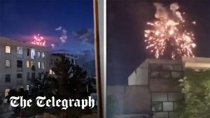 Fireworks and dancing as Iranians defiantly celebrate Raisi’s death