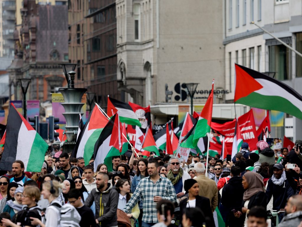 Protesters rally in Sweden against Israel’s participation in Eurovision | Israel War on Gaza News