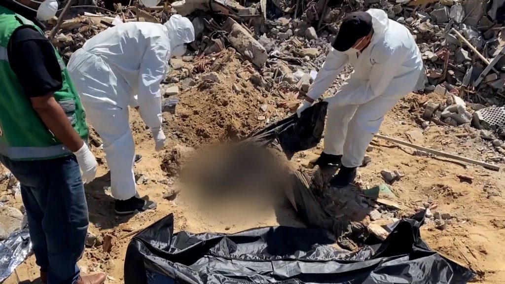 Gaza’s seventh mass grave discovered at al-Shifa Hospital | Gaza