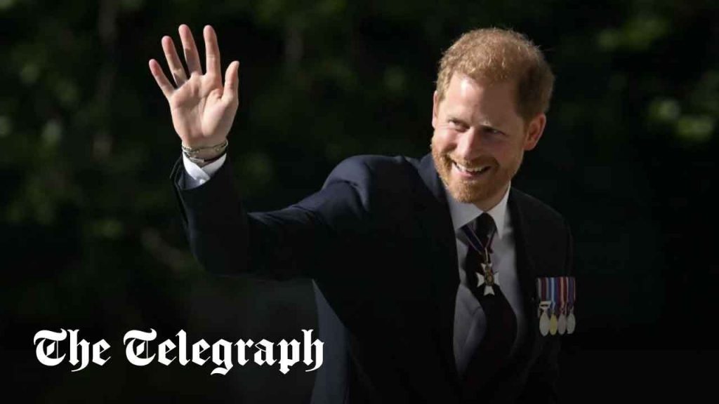 The King and Prince Harry were less than three miles apart but the gulf has never been more obvious
