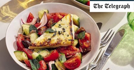 Grilled Greek salad recipe